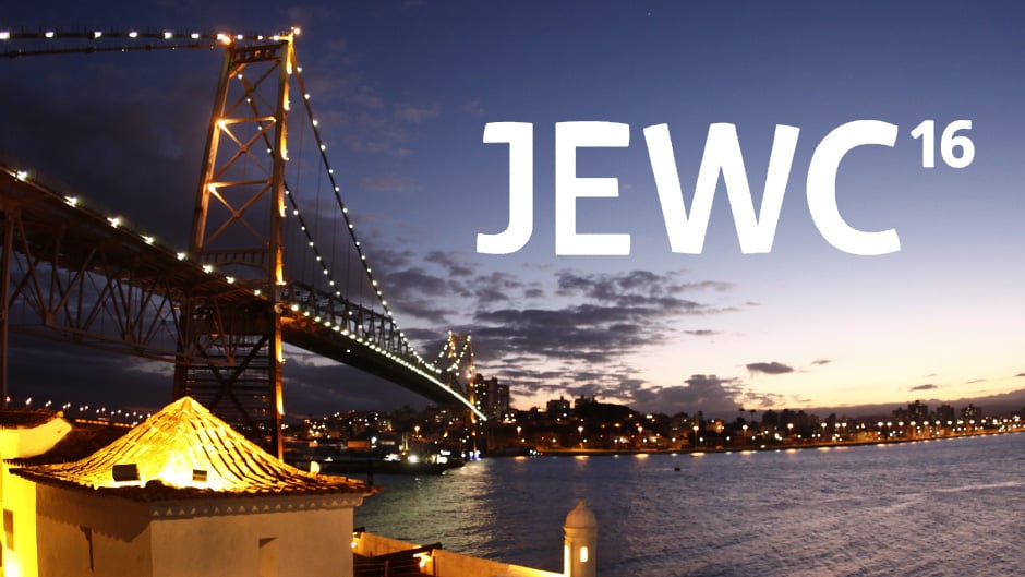 Capa da matéria JEWC: líder em número de empresas juniores, Brasil sedia encontro mundial em Florianópolis