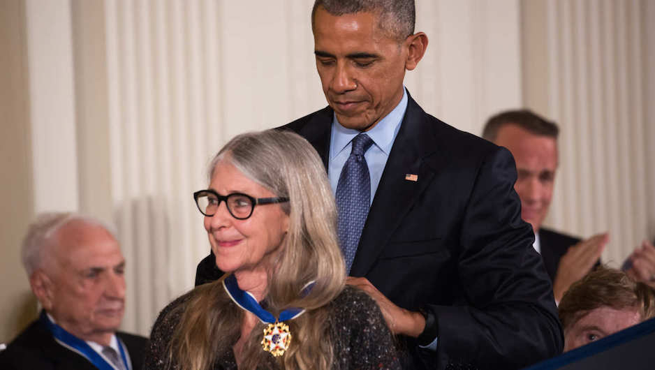 Margaret Hamilton recebe a Medalha Presidencial da Liberdade de Barack Obama, em 2016