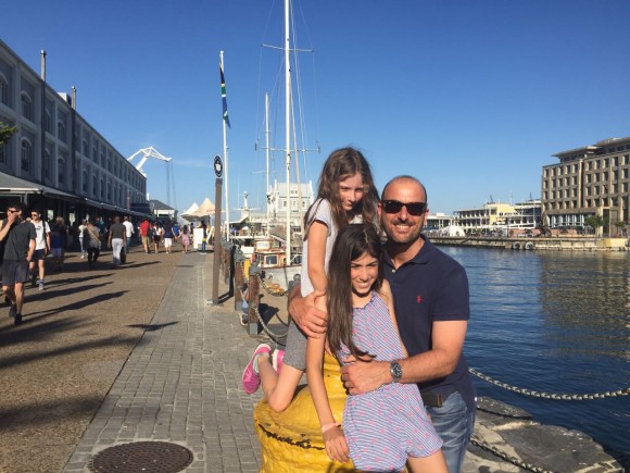 Olavo Cunha e sua família na África do Sul
